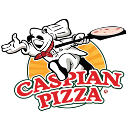 Caspian Pizza logo.